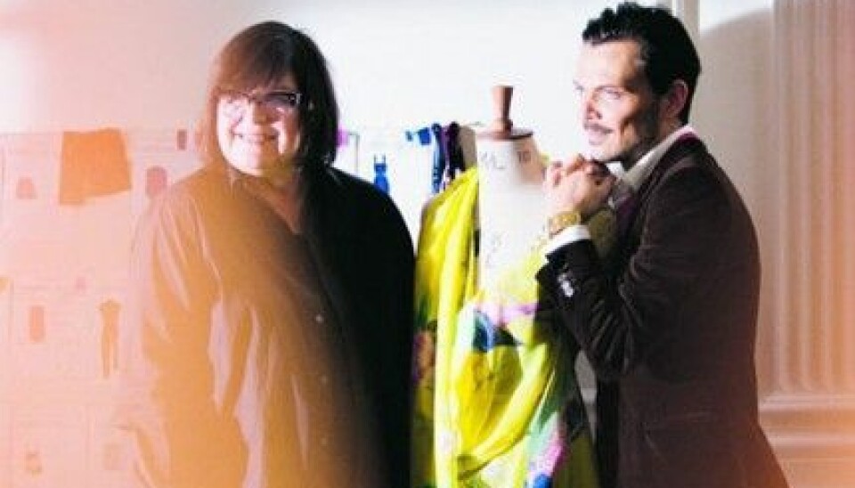 Margareta van den Bosch och Matthew Williamson. Margareta van den Bosch och Matthew Williamson.