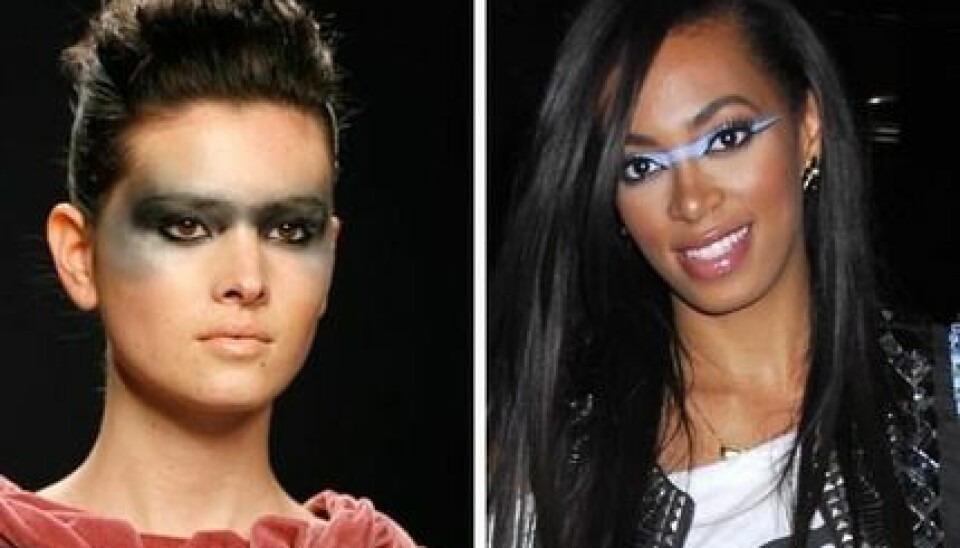 Solange Knowles i vågad ögonskugga. Solange Knowles i vågad ögonskugga.