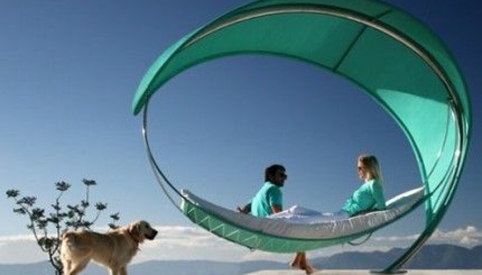 The Wave hammock, designad av Erik Nyberg och Gustav Ström. The Wave hammock, designad av Erik Nyberg och Gustav Ström.