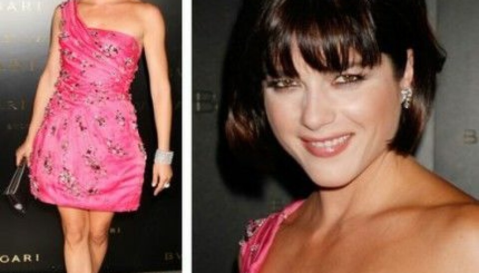 Selma Blair i Versace spring 2009. Selma Blair i Versace spring 2009.