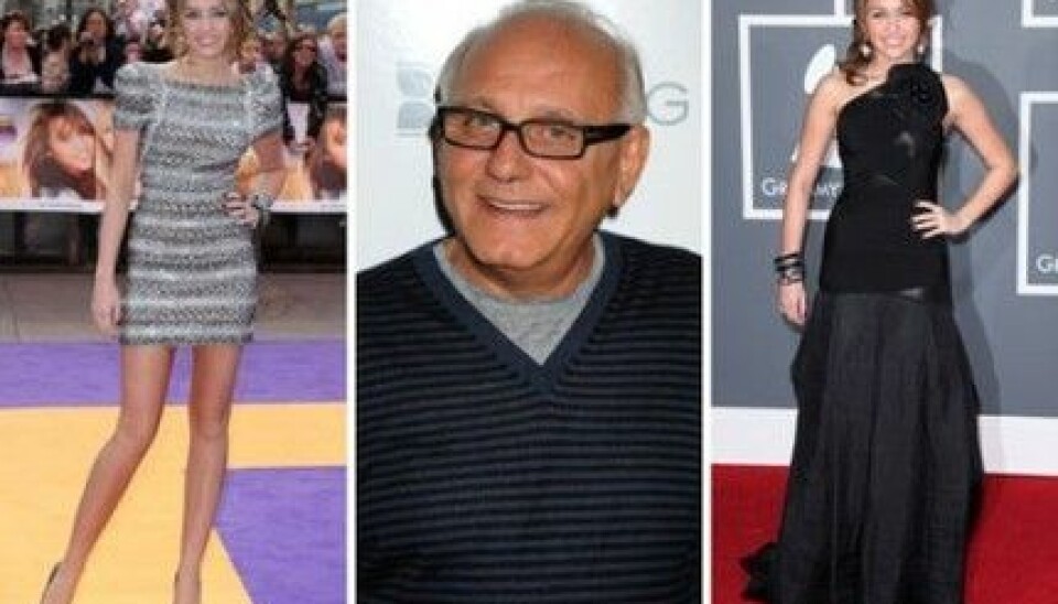 Miley Cyrus i Hervé Legér, Max Azria, Miley Cyrus i Max Azria. Miley Cyrus i Hervé Legér, Max Azria, Miley Cyrus i Max Azria.