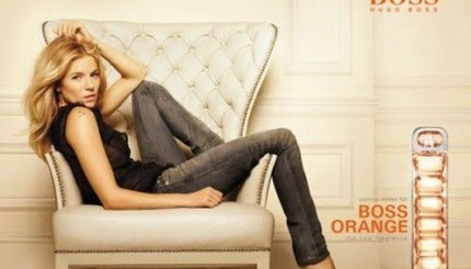 Sienna Miller gör reklam för Hugo Boss nya doft Boss Orange. Sienna Miller gör reklam för Hugo Boss nya doft Boss Orange.