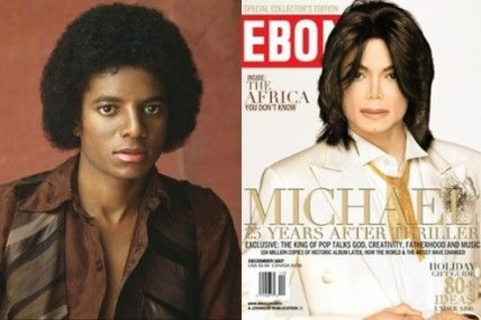 Michael Jackson 1979 vs 2007. Michael Jackson 1979 vs 2007.