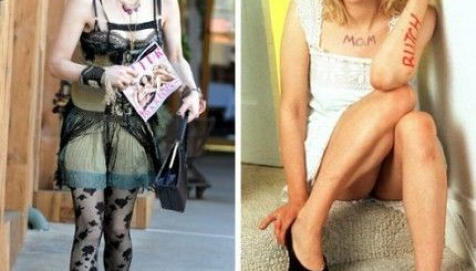 Courtney Love anno 2009 vs 1994. Courtney Love anno 2009 vs 1994.