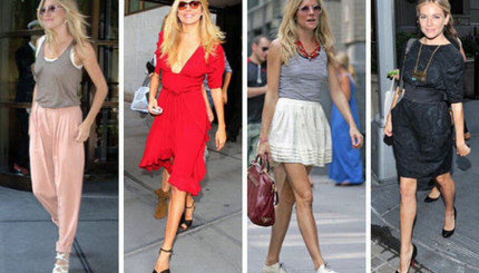 Sienna har en snygg garderob. Sienna har en snygg garderob.