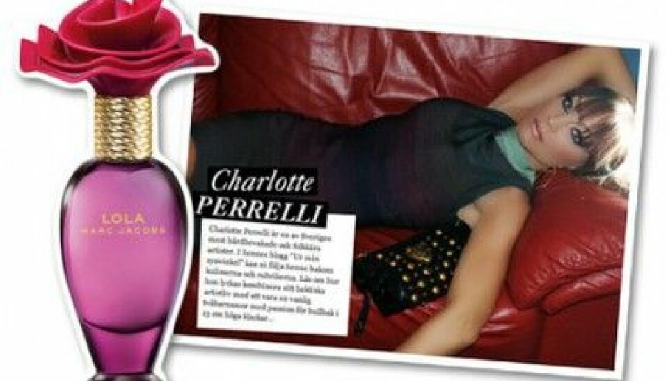 Charlotte Perrelli lottar ut parfym!