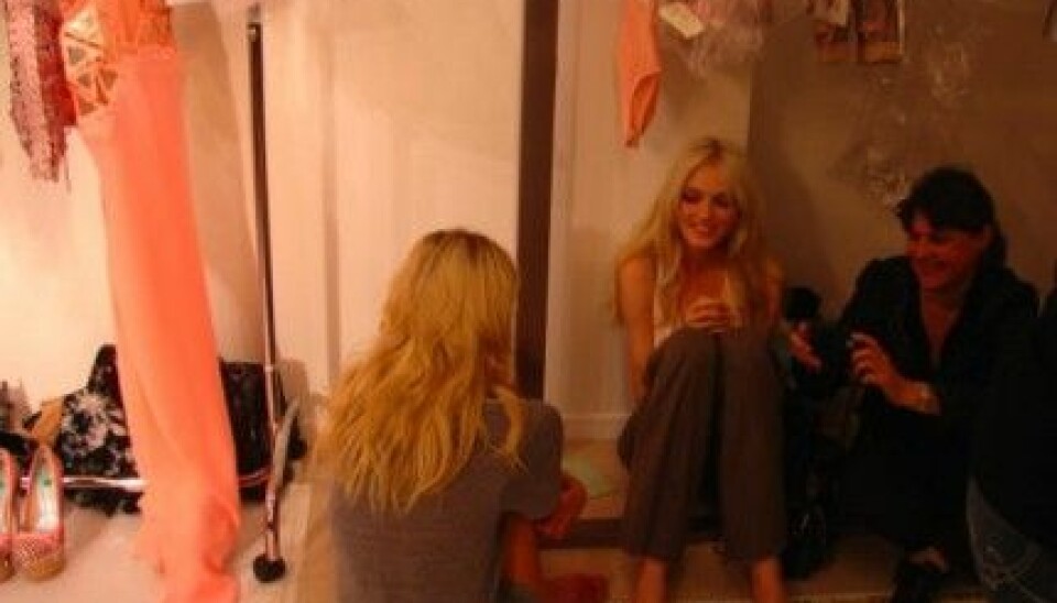 BAAAM backstage hos Versace i Milano