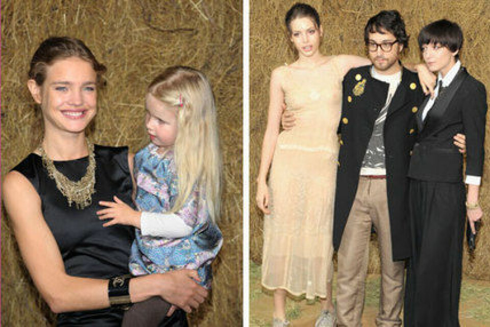 Natalia Vodianova och Sean Lennon. Natalia Vodianova och Sean Lennon.