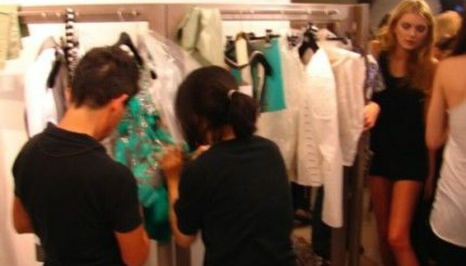 BAAAM backstage hos Versace i Milano