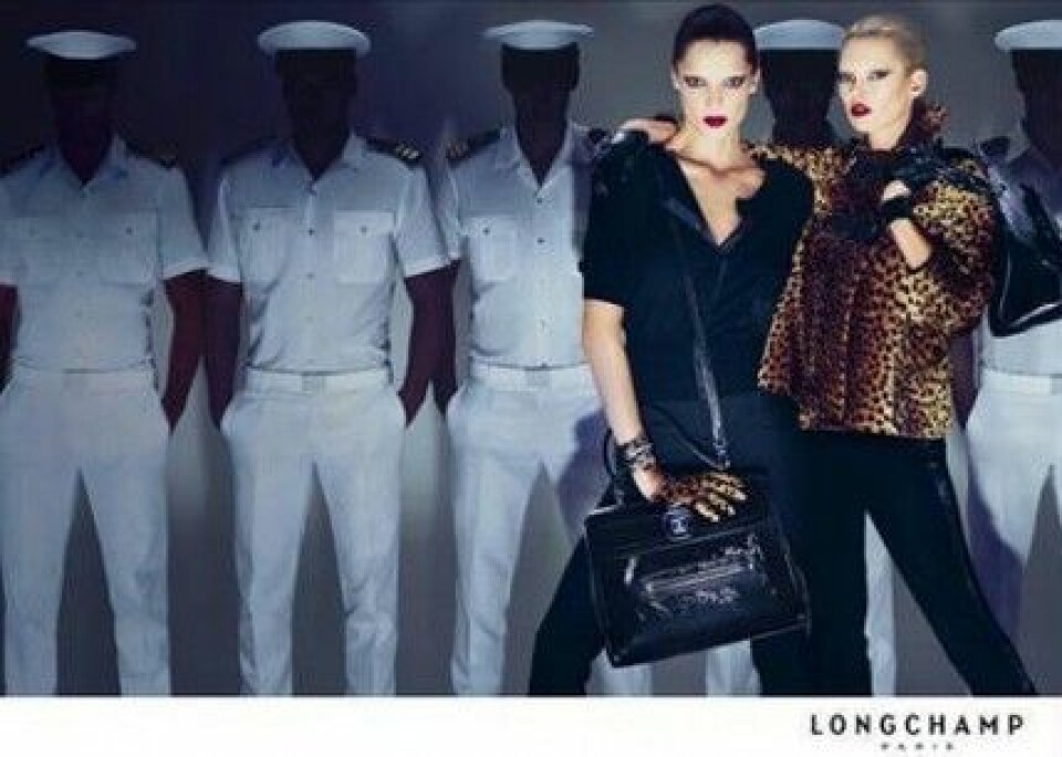 Daria Werbowy och Kate Moss är aktuella i Longchamps höstkampanj. Daria Werbowy och Kate Moss är aktuella i Longchamps höstkampanj.