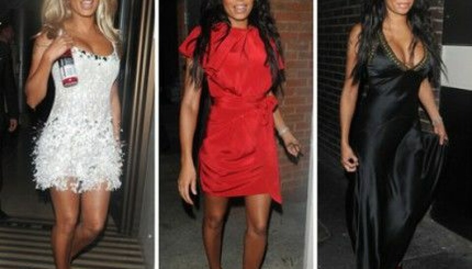 Mel B i tre olika outfits samma kväll. Mel B i tre olika outfits samma kväll.