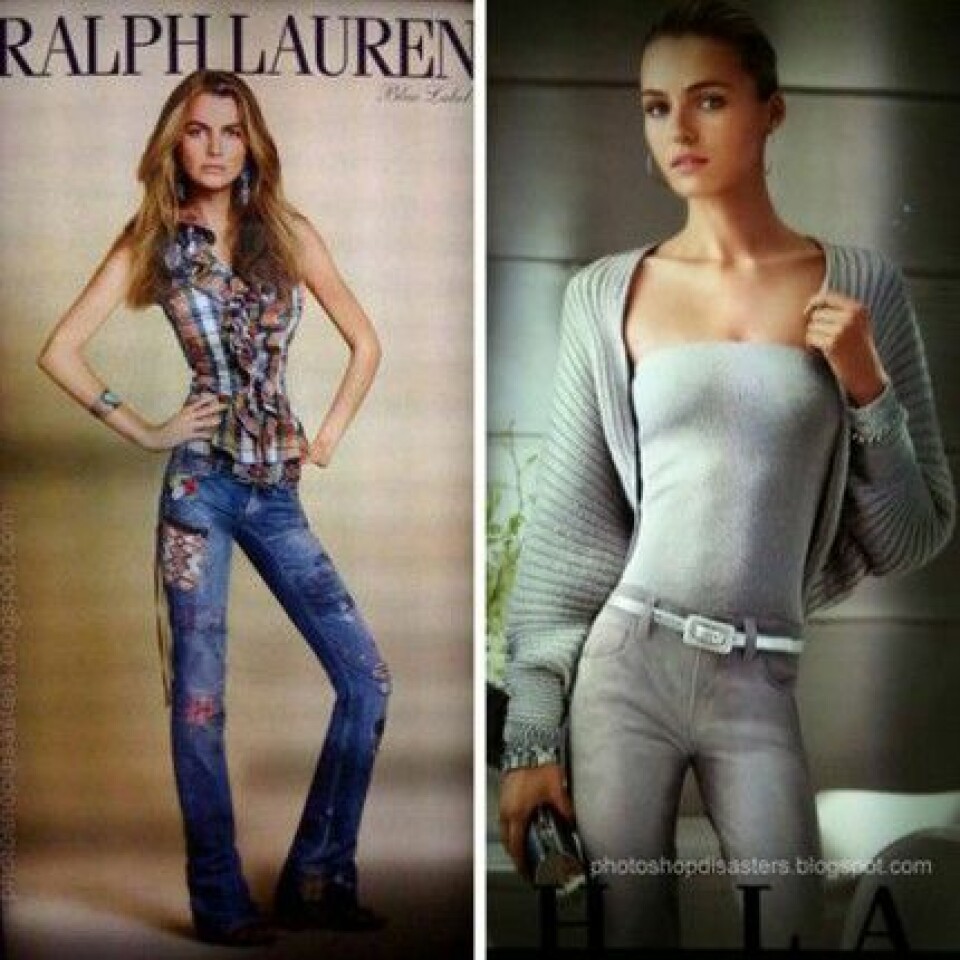 Filippa Hamilton och Valentina Zelyaeva i annonser för Ralph Lauren. Filippa Hamilton och Valentina Zelyaeva i annonser för Ralph Lauren.