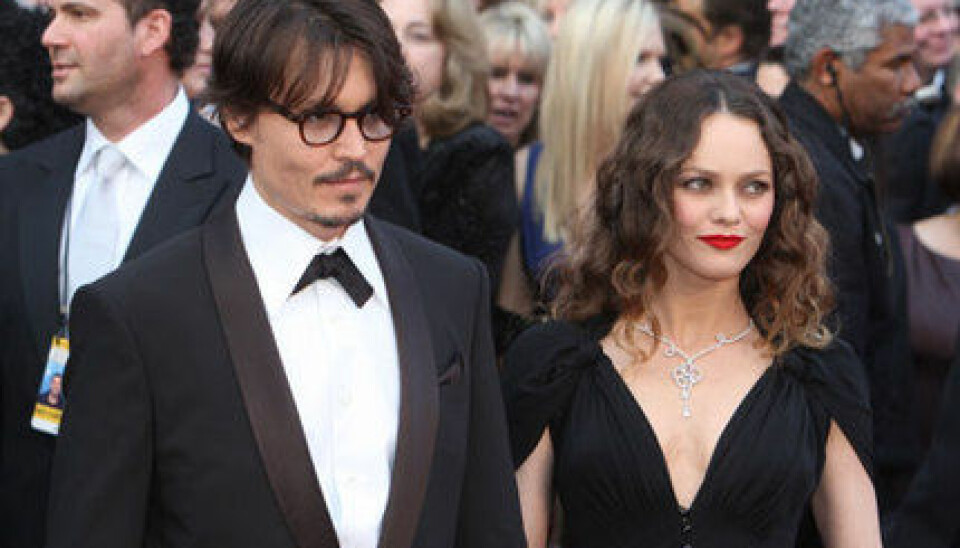 Vanessa med sin Johnny. Vanessa med sin Johnny.
