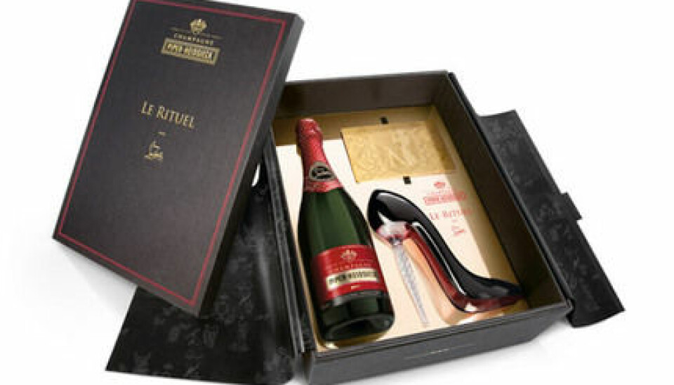 Lyxig champagne från Christian Louboutin och Piper-Heidsieck Lyxig champagne från Christian Louboutin och Piper-Heidsieck