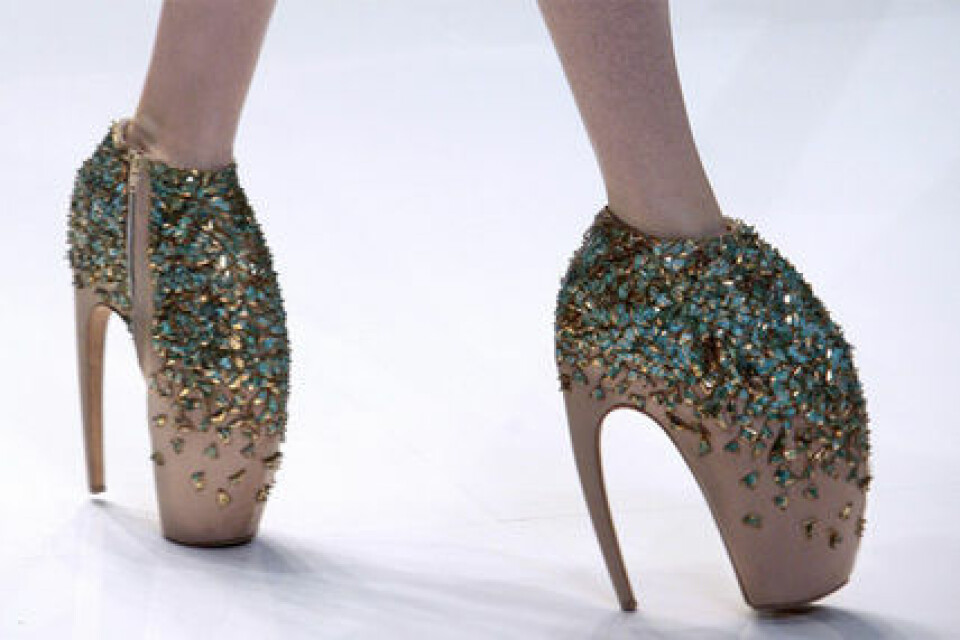 Skor från Alexander McQueen, S/S 2010. Skor från Alexander McQueen, S/S 2010.