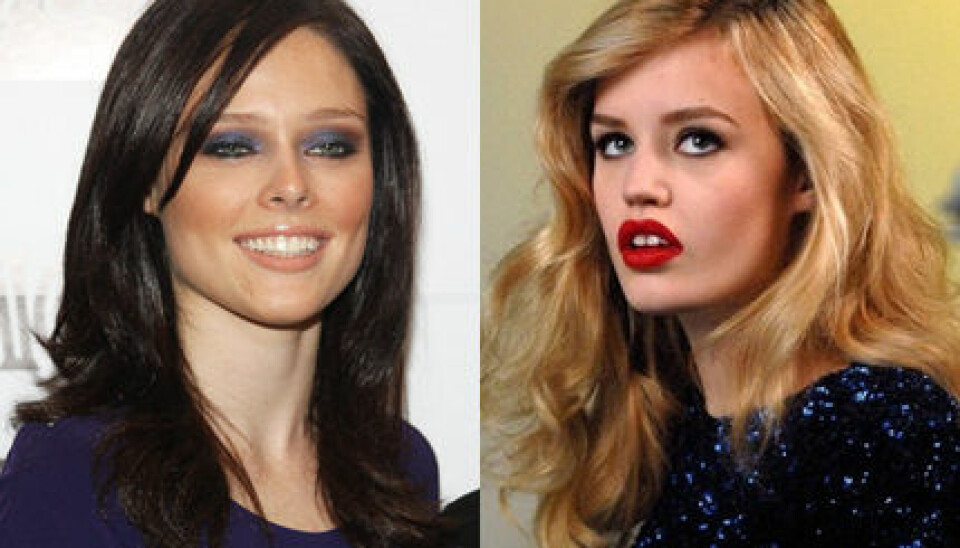 Coco Rocha och Georgia May Jagger är nya reklamansikten för Rimmel. Coco Rocha och Georgia May Jagger är nya reklamansikten för Rimmel.
