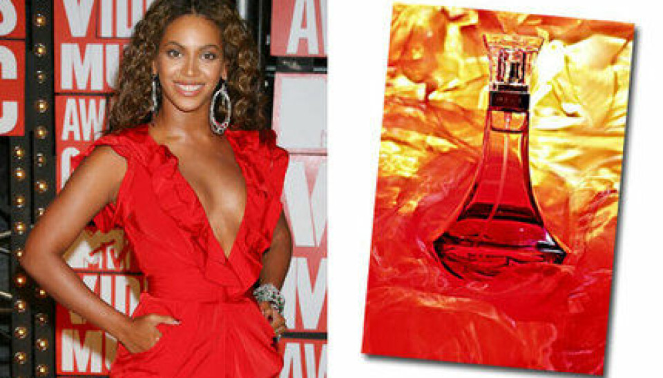 Beyoncés nya parfym är het! Beyoncés nya parfym är het!