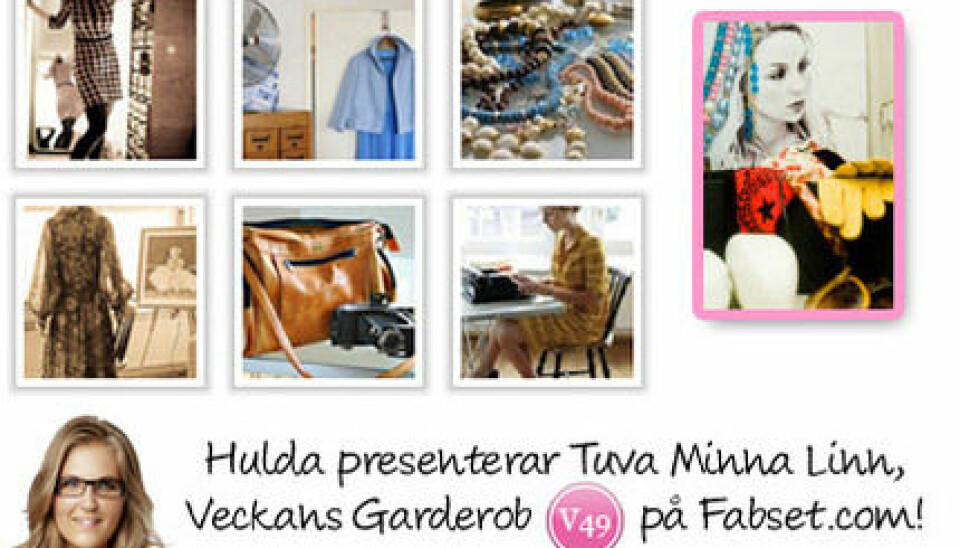 Tuva Minna Linn har Veckans Garderob på Fabset.com. Tuva Minna Linn har Veckans Garderob på Fabset.com.