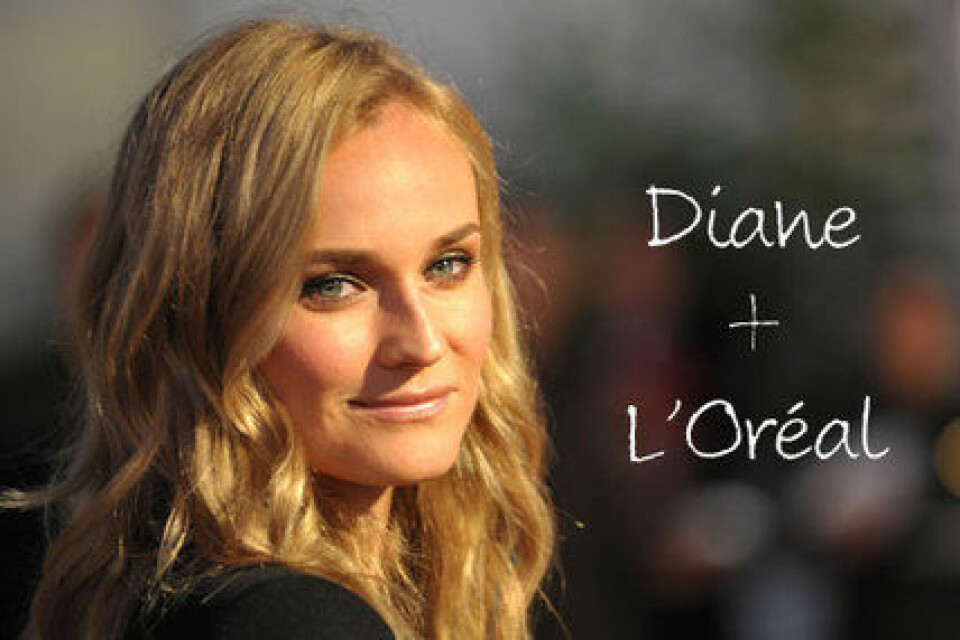 Diane Kruger är L'Oréals nya taleskvinna. Diane Kruger är L'Oréals nya taleskvinna.