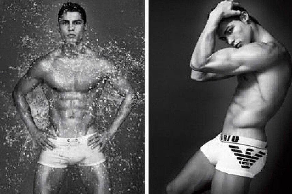 Cristiano Ronaldo för Emporio Armani Underwear, S/S 2010. Cristiano Ronaldo för Emporio Armani Underwear, S/S 2010.