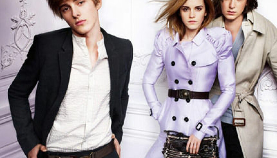 Alex Watson, Emma Watson och George Craig för Burberry, S/S 2010. Alex Watson, Emma Watson och George Craig för Burberry, S/S 2010.