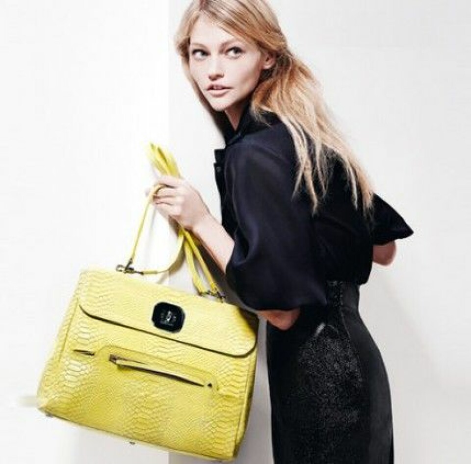 Sasha Pivovarova för Longchamp, S/S 2010. Sasha Pivovarova för Longchamp, S/S 2010.
