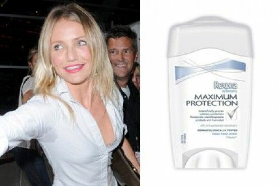 Cameron Diaz kanske skulle vilja prova Rexona Maximum Protection! Cameron Diaz kanske skulle vilja prova Rexona Maximum Protection!
