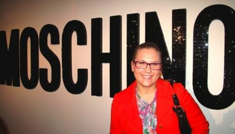 Hulda Andersson, modechef Baaam, på besök hos Moschino. Hulda Andersson, modechef Baaam, på besök hos Moschino.