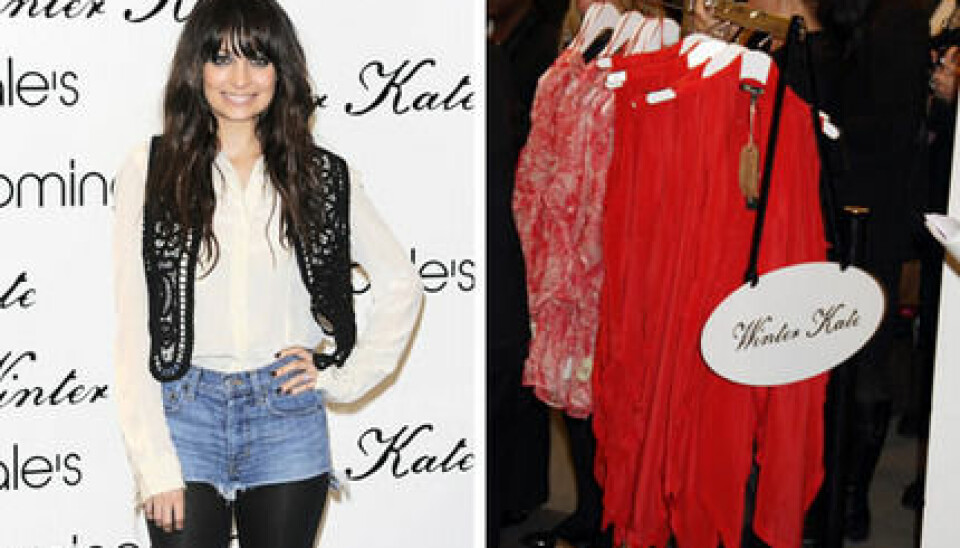 Nicole Richie lanserade sin vårkollektion för klädmärket Winter Kate i New York. Nicole Richie lanserade sin vårkollektion för klädmärket Winter Kate i New York.