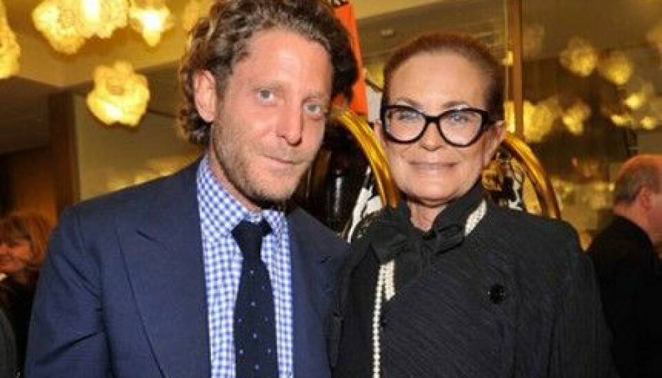 Lapo Elkann och Rossella Jardini. Lapo Elkann och Rossella Jardini.