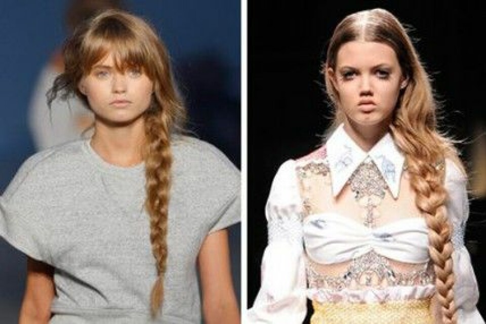 Fina flätor från Alexander Wang och Miu Miu, S/S 2010. Fina flätor från Alexander Wang och Miu Miu, S/S 2010.