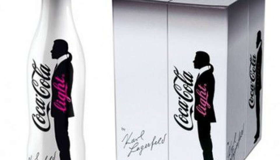 Coca-Cola light à la Karl Lagerfeld