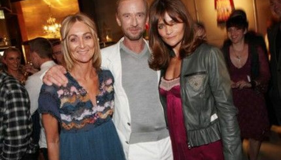 Karin Jimfelt-Ghatan, Per Holknekt och Helena Christensen. Karin Jimfelt-Ghatan, Per Holknekt och Helena Christensen.
