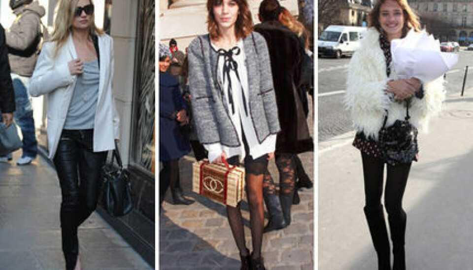 Kate Moss, Alexa Chung och Natalia Vodianova bjöd på stilinspiration. Kate Moss, Alexa Chung och Natalia Vodianova bjöd på stilinspiration.