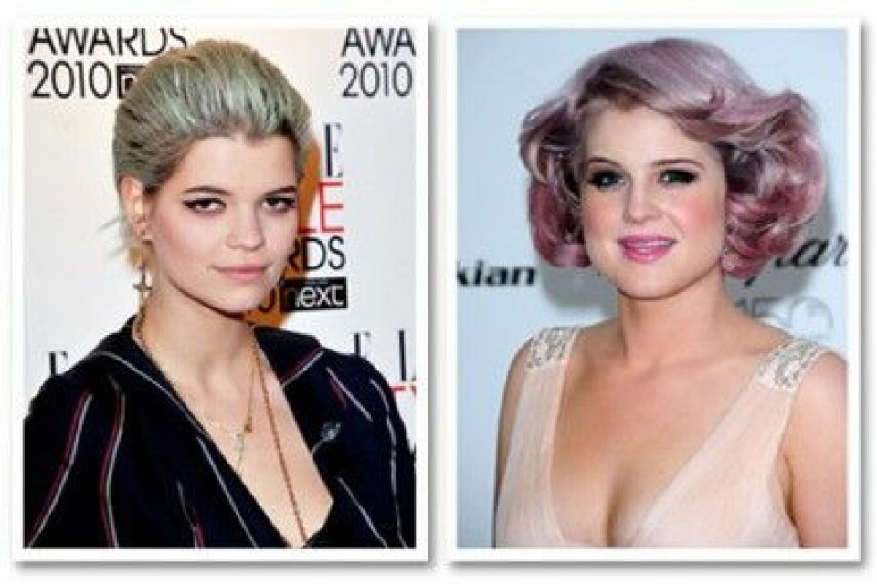 Pixie Geldof och Kelly Osbourne i pastellfärgat hår! Pixie Geldof och Kelly Osbourne i pastellfärgat hår!