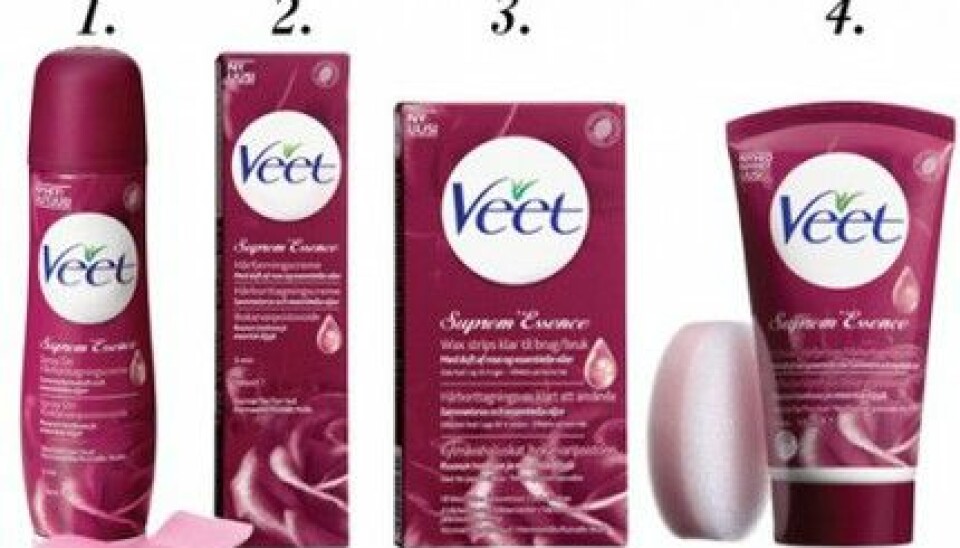 Hårborttagningsprodukter från Veet Suprem’Essence. Hårborttagningsprodukter från Veet Suprem’Essence.