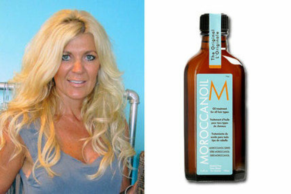 Moroccan Oil är Marias favoritprodukt till håret. Moroccan Oil är Marias favoritprodukt till håret.