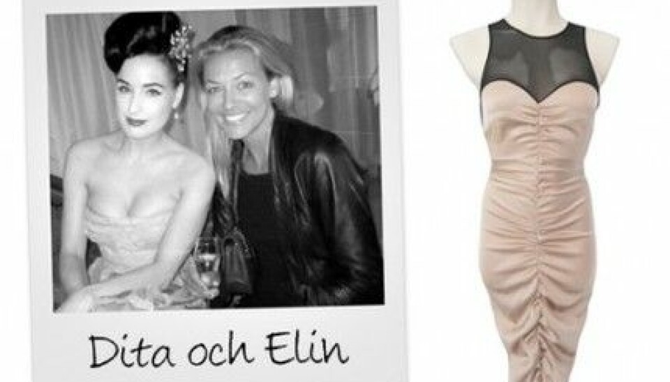 Elin Nyström på Stylein har designat en klänning inspirerad av Dita von Teese. Elin Nyström på Stylein har designat en klänning inspirerad av Dita von Teese.