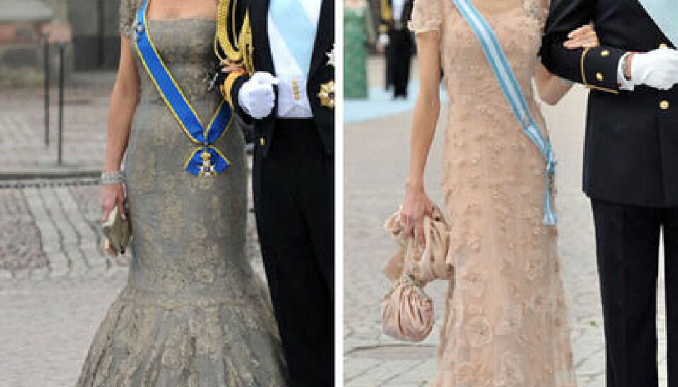 Kronprinsessan Máxima och prinsessan Letizia. Kronprinsessan Máxima och prinsessan Letizia.