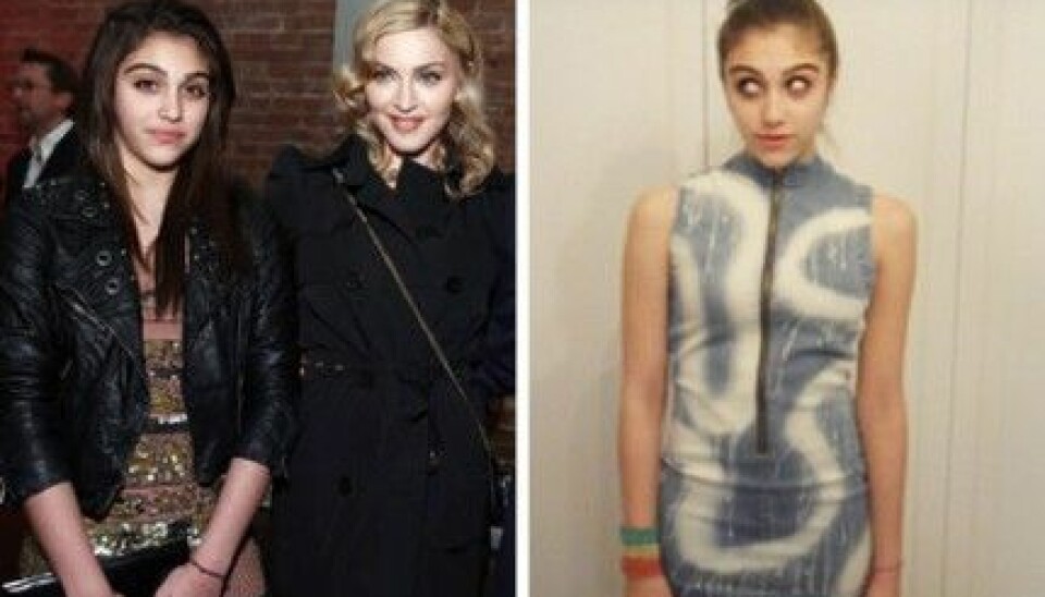 Madonnas 13-åriga dotter Lourdes har startat en modeblogg. Madonnas 13-åriga dotter Lourdes har startat en modeblogg.