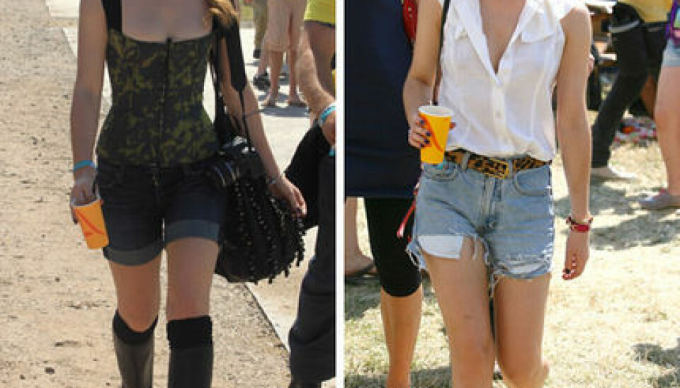 Festivalchica Emma Watson på Glastonbury-festivalen. Festivalchica Emma Watson på Glastonbury-festivalen.