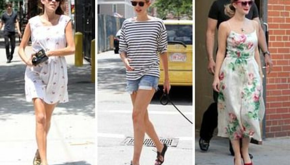 Alexa Chung, Agyness Deyn och Drew Barrymore är sommarchica. Alexa Chung, Agyness Deyn och Drew Barrymore är sommarchica.