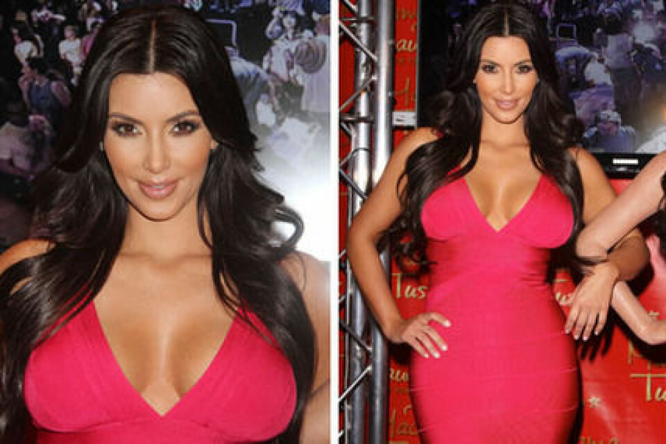 Kim Kardashian vet hur man framhäver formerna. Kim Kardashian vet hur man framhäver formerna.