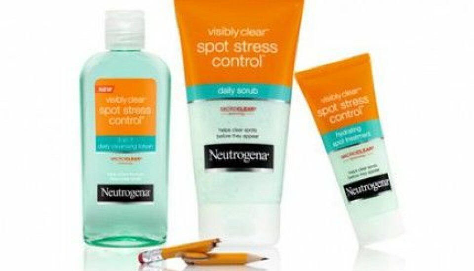 Den nya serien Neutrogena Visibly Clear Spot Stress Control. Den nya serien Neutrogena Visibly Clear Spot Stress Control.