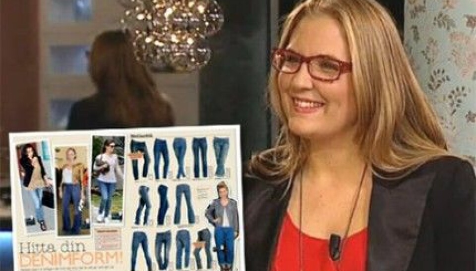 VIDEO: Hulda pratar jeans i ”Förkväll”
