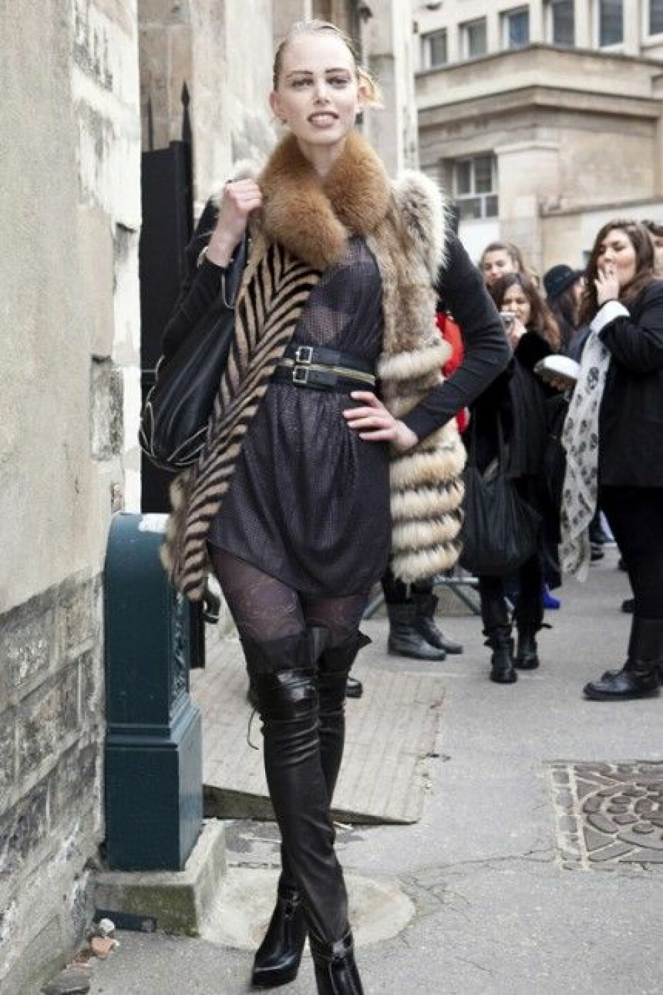 Paris Streetstyle AW/10, pälsvästar