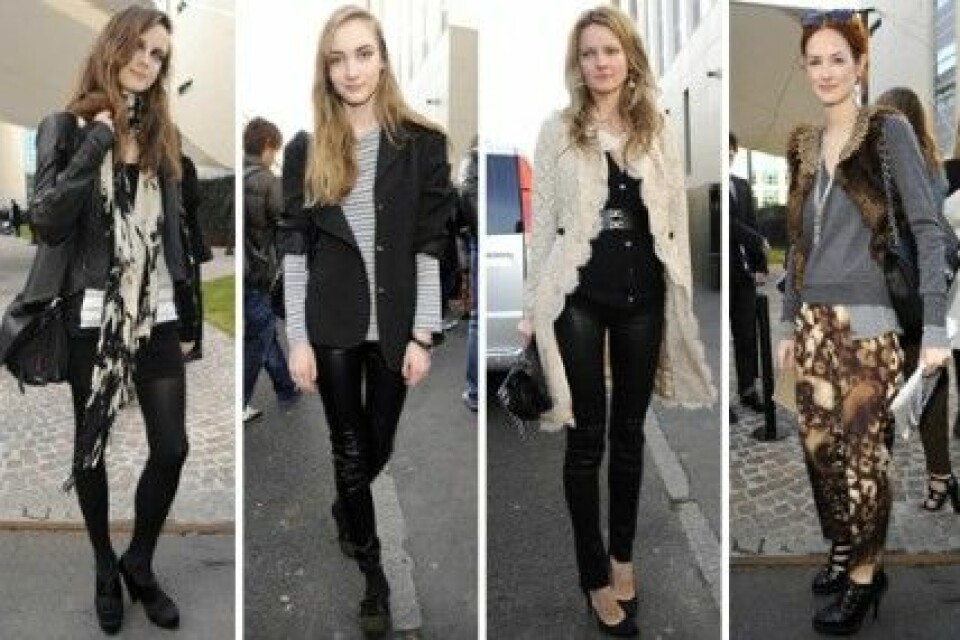 Streetstyle utanför Bottega Veneta, A/W 2010. Streetstyle utanför Bottega Veneta, A/W 2010.
