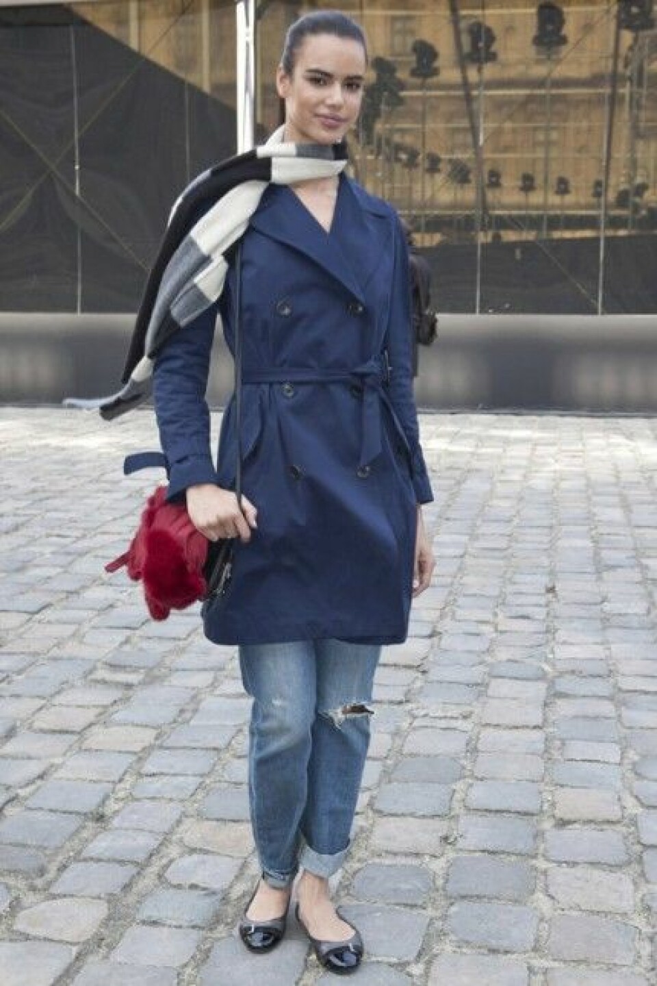 Paris Streetstyle AW/10, marinblå ytterplagg
