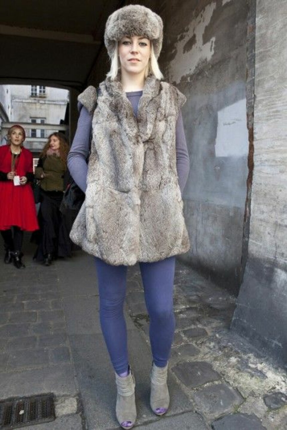 Paris Streetstyle AW/10, pälsvästar