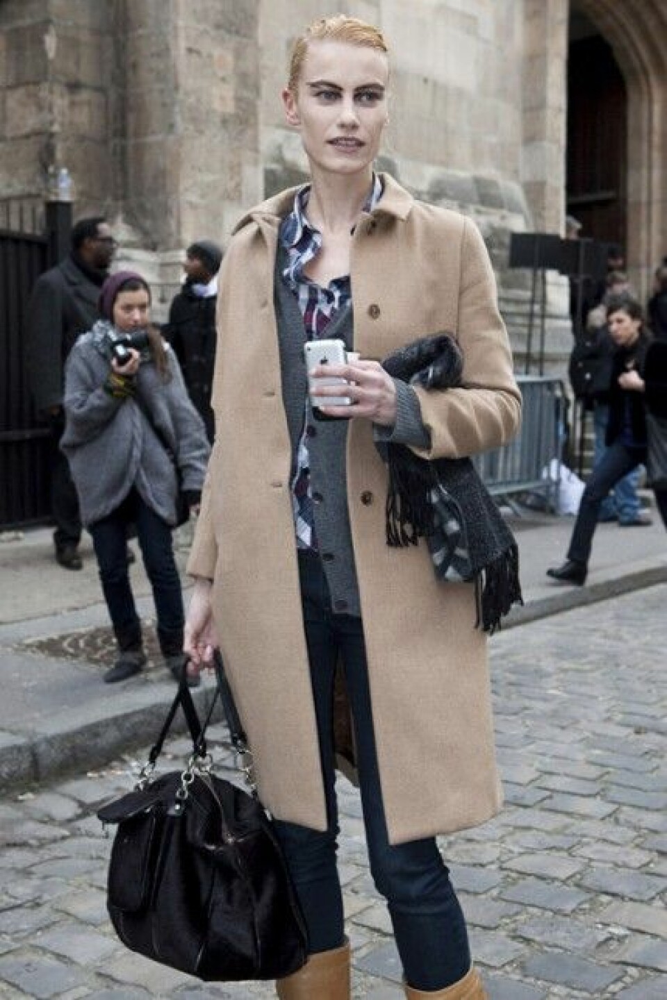 Paris Streetstyle AW/10, kamelfärgade kappor